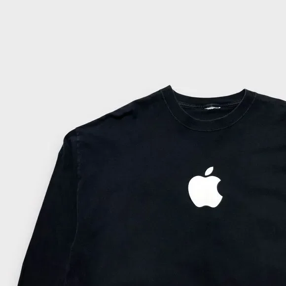 Vtg Y2K Apple Top 5 Holiday GIfts Shirt, 2-Sided Promo, iPod iBook Mac Xmas 2XL - Picture 3 of 6